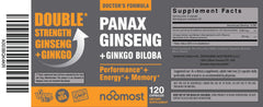 Product packaging front view of NooMost energy supplement