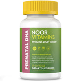 Bottle of Noor Vitamins Prenatal Softgels with DHA and Folic Acid