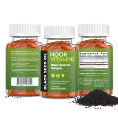 Graphic highlight of Thymoquinone content in black seed oil