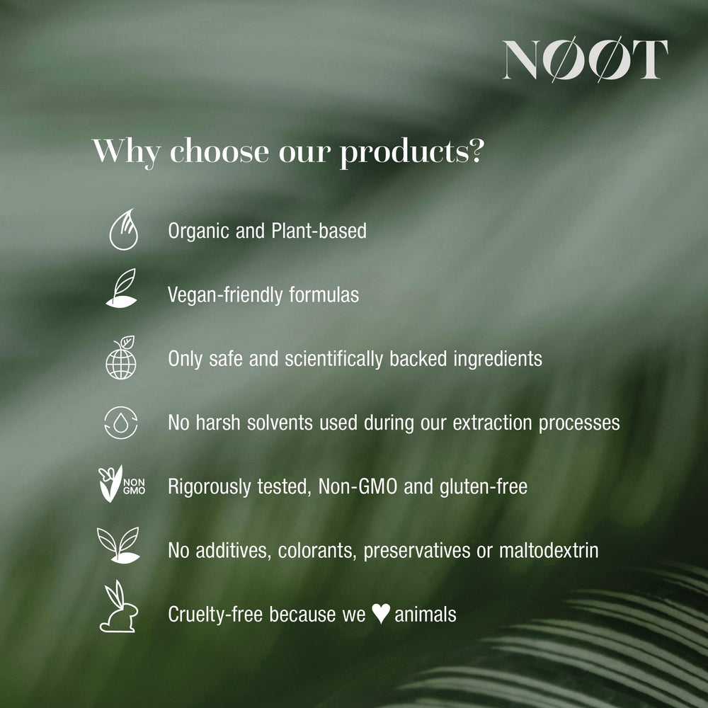 Product packaging and branding of NØØT Aguaje Oil Softgels