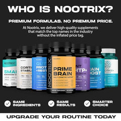Lifestyle shot of a professional using Nootrix Prime Brain