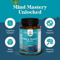 Natural vitamins and minerals for cognitive support