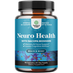 Nootropic brain supplement bottle front view