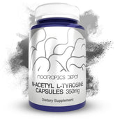 Nootropics Depot N-Acetyl L-Tyrosine capsules bottle 350mg 120-count