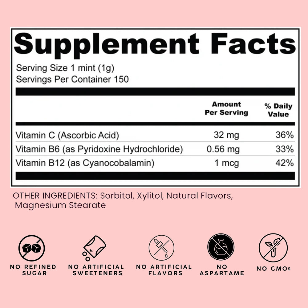 Person using NOOZ Vitamin Mints for wellness