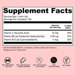 Person using NOOZ Vitamin Mints for wellness