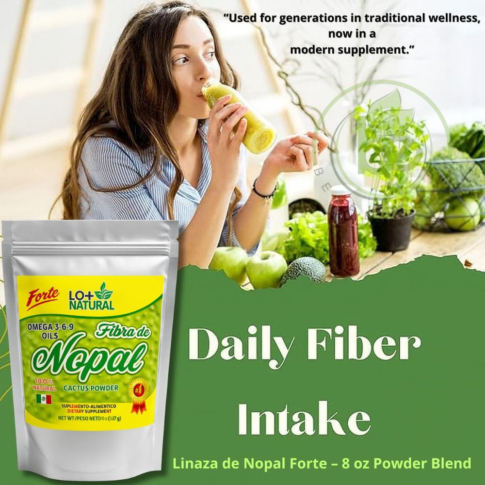 Prickly pear cactus powder aiding heart health and metabolism