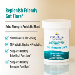 Vegan probiotic supplement serving size with 30 capsules
