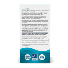 Plant-based omega-3 DHA derived from microalgae illustration