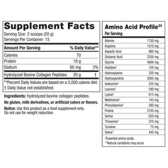 Collagen peptides unflavored 10.6 oz bottle from Nordic Naturals