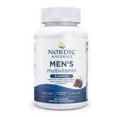 Front view of Nordic Naturals Men's Multivitamin Gummies Mixed Berry bottle with 60 gummies
