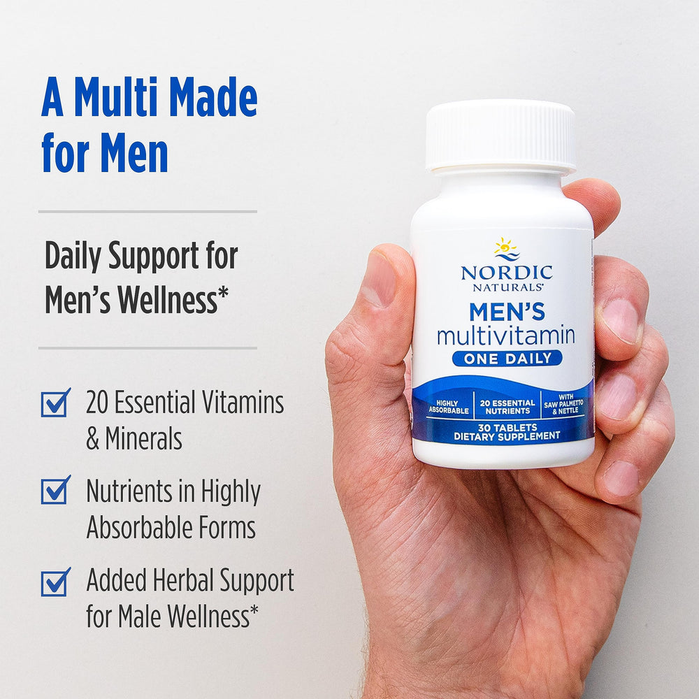 Packaged Nordic Naturals Men's Multivitamin One Daily bottle