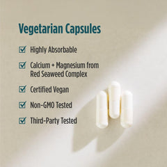 Vegan and Non-GMO certification icons for the product