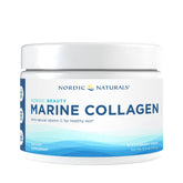 Nordic Naturals Nordic Beauty Marine Collagen Powder Strawberry 5.29 oz bottle with scoop