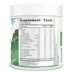 Nordic Berries Cherry Berry label with ingredients and age indication