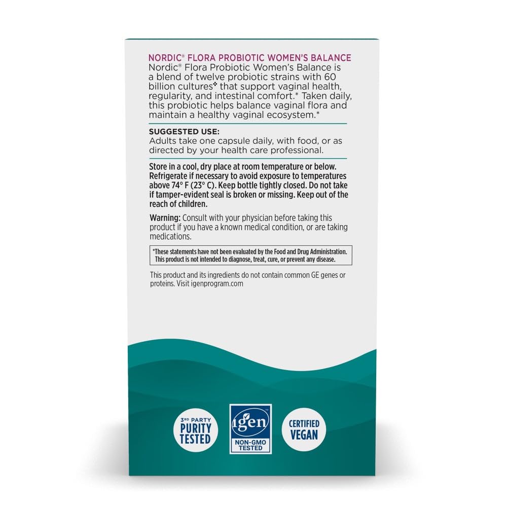 12 probiotic strains highlighted on label