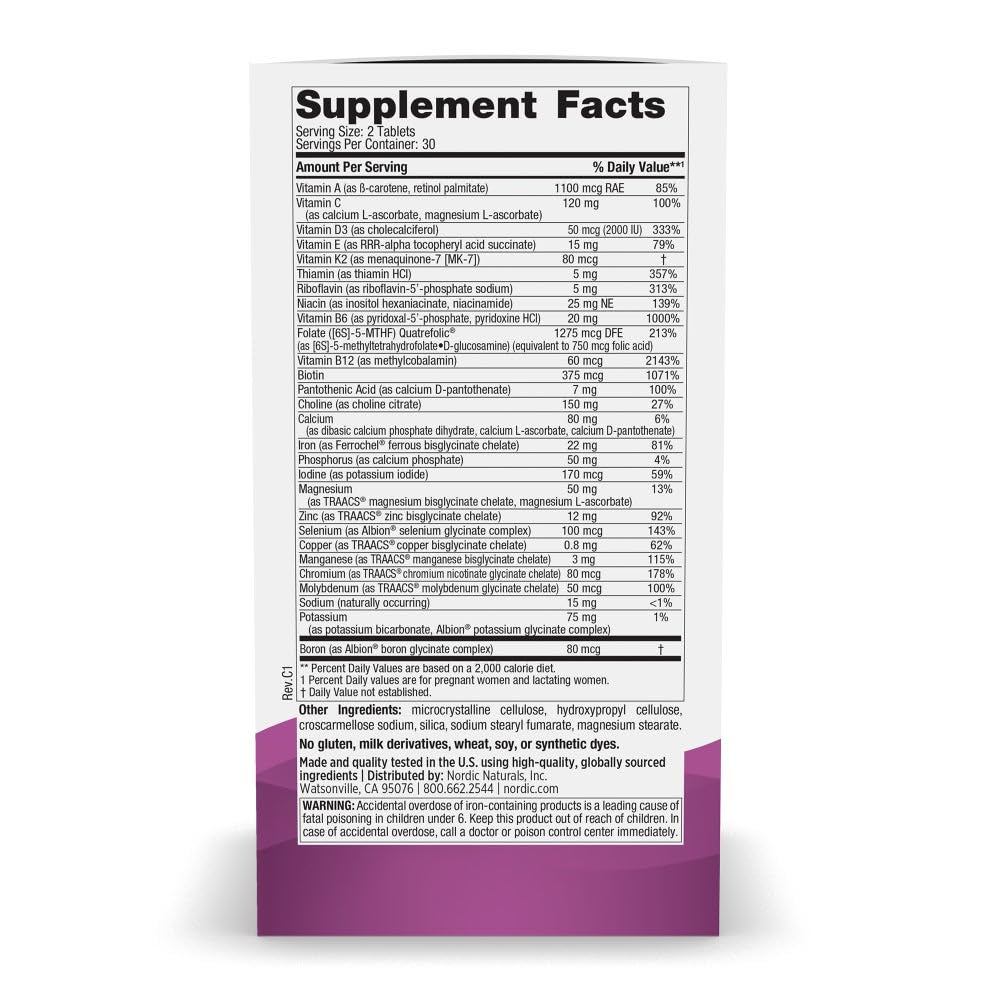 Close-up of vegetarian prenatal tablet