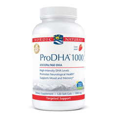 Nordic Naturals ProDHA 1000 Strawberry bottle label