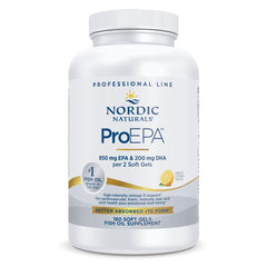 Nordic Naturals ProEPA Lemon bottle with 180 soft gels