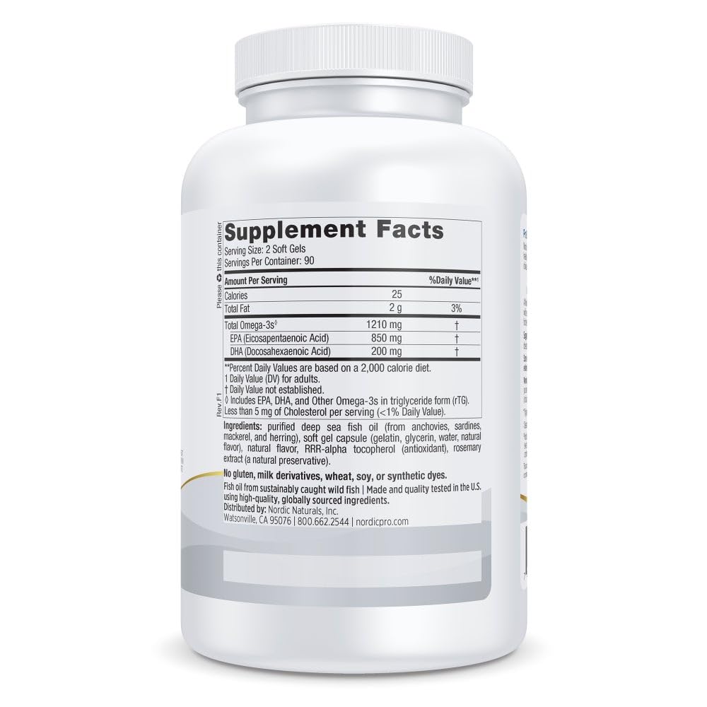 Close-up of ProEPA Lemon soft gels