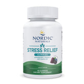 Bottle of Nordic Naturals Stress Relief Gummies mixed berry flavor with 40 gummies