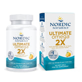 Bottle of Nordic Naturals Ultimate Omega 2X Lemon Soft Gels