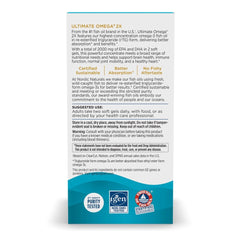 Nordic Naturals Ultimate Omega 2X Lemon bottle on a clean surface