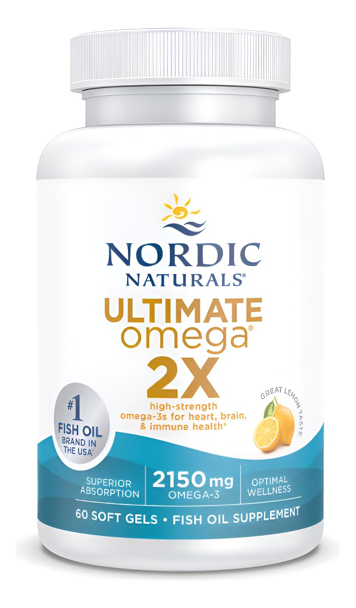 Nordic Naturals Ultimate Omega 2X packaging showcases sustainable sourcing and ethical innovation
