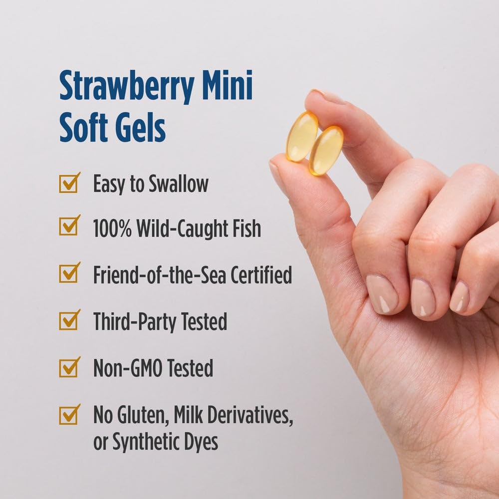 Non-GMO, gluten- and dairy-free seal on Nordic Naturals packaging for trusted quality.