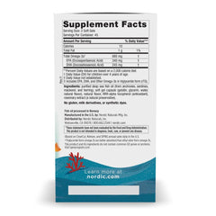 Closeup of Nordic Naturals Ultimate Omega Jr mini soft gels strawberry flavor