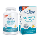 Nordic Naturals Ultimate Omega Lemon Flavor bottle and 210 soft gels