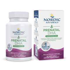 Nordic Naturals Vegan Prenatal DHA bottle with front label