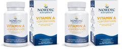 Bottle label: Nordic Naturals Vitamin A + Carotenoids, Unflavored