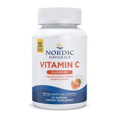 Nordic Naturals Vitamin C Gummies Tart Tangerine bottle and label