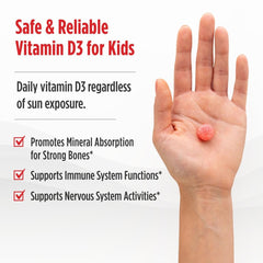 Kids enjoying Nordic Naturals Vitamin D3 Gummies in Wild Watermelon Splash