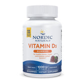 Bottle of Nordic Naturals Vitamin D3 Gummies Wild Berry, 60-count