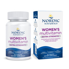 Nordic Naturals Women’s Multivitamin Extra Strength bottle front view