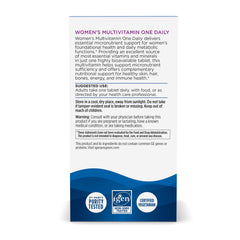 Nordic Naturals Women’s Multivitamin One Daily product label close-up