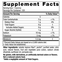 Pack shot of Nordic Naturals Raspberry Zero Sugar Melatonin Gummies