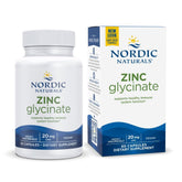 Front view of Nordic Naturals Zinc Glycinate bottle