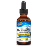 Bottle of NORTH AMERICAN HERB & SPICE Black Seed Oil Absorb-Max TQ 2 oz