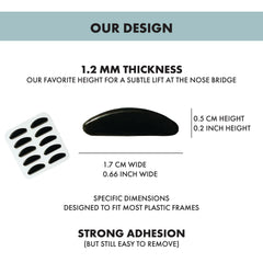 Black and Clear NOSE FRIEND nose pads kit, view 4