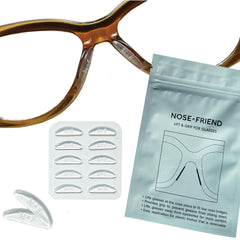 Close-up of NOSE FRIEND ultra-thin 1.2mm clear nose pads