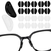 20 pairs of silicone eyeglass nose pads