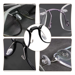 Soft silicone nose pad close-up 11x7mm