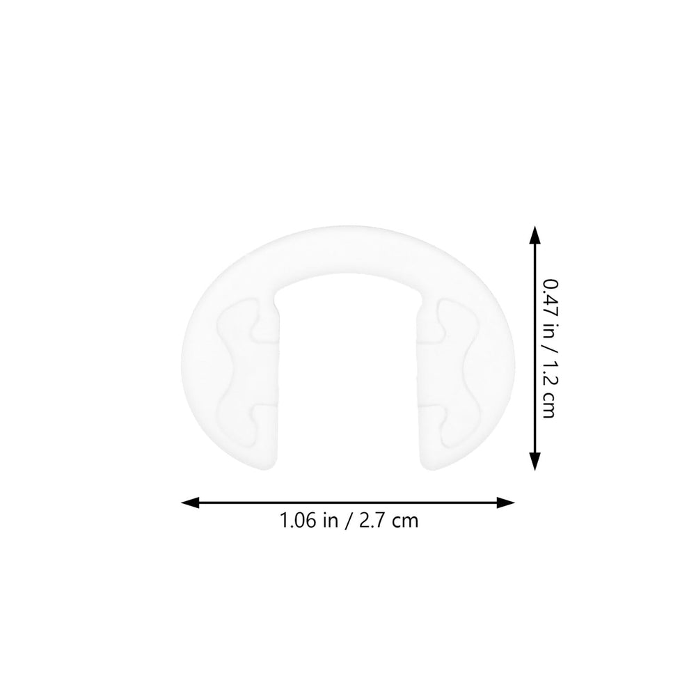 Pack of 10 clear silicone nose pads for glasses