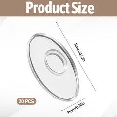 Push-in nose pads installation without tools