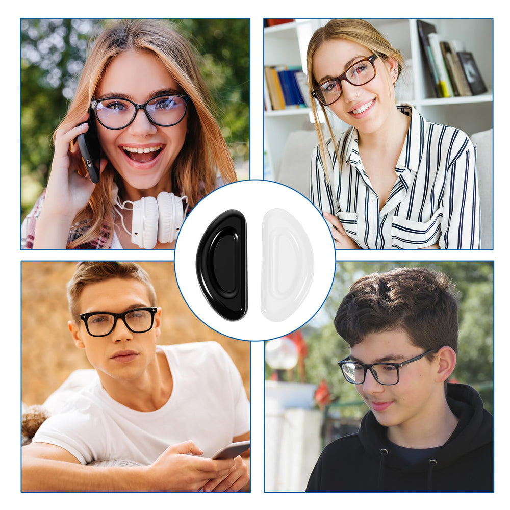 Durable, sweat-resistant silicone nose pads