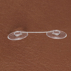 Nose pads compatible with rimless frames and sunglasses