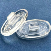 Nose pads 15mm oval push-in silicone packaging